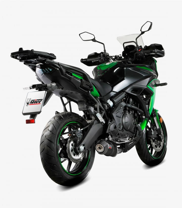 MIVV Oval Exhaust Black for Kawasaki Versys 650 (24-25) K.059.LZC