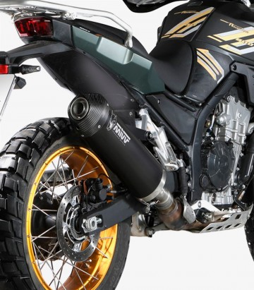 MIVV Oval Exhaust Black for KOVE 800 X (24-25) KO.002.LVC