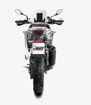 Escape MIVV Oval Negro para KOVE 800 X (24-25) KO.002.LVC 