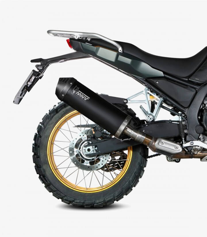 Escape MIVV Oval Negro para KOVE 800 X (24-25) KO.002.LVC 