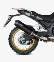 Escape MIVV Oval Negro para KOVE 800 X (24-25) KO.002.LVC 