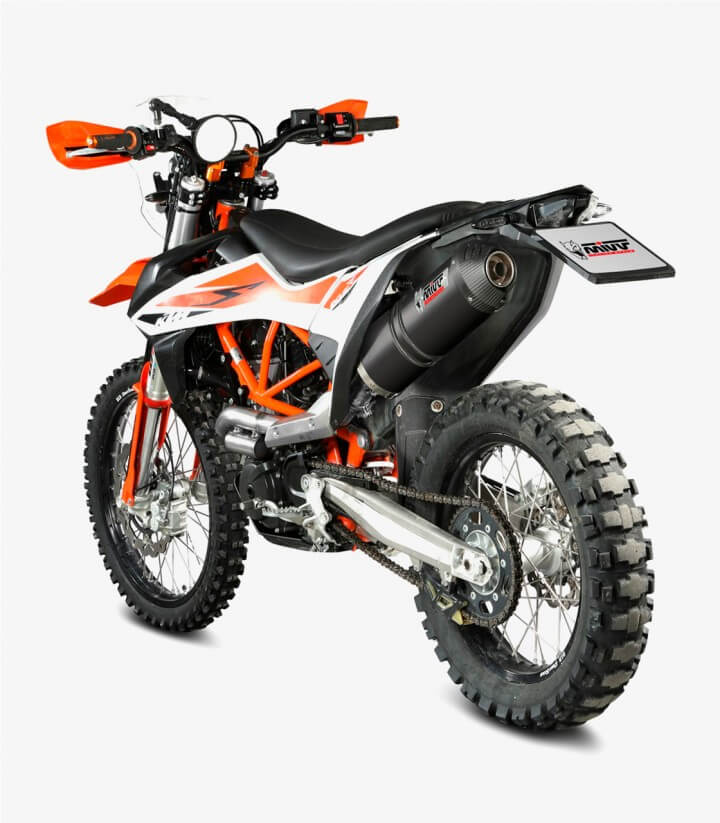Auspuff MIVV Oval Schwarz für KTM 690 Enduro R/SMC R (19-24), 690 Supermoto (24) KT.023.LVC