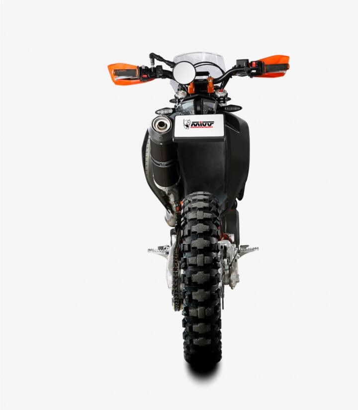 Auspuff MIVV Oval Schwarz für KTM 690 Enduro R/SMC R (19-24), 690 Supermoto (24) KT.023.LVC