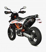 MIVV Oval Exhaust Black for KTM 690 Enduro R / SMC R / SM (19-25) KT.023.LVC