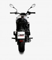 MIVV Oval Exhaust Black for Moto Morini Seiemmezzo STR (22-25) MM.002.LZC