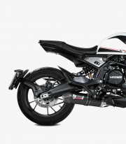 MIVV Oval Exhaust Black for Moto Morini Seiemmezzo STR (22-25) MM.002.LZC