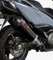 Escape MIVV Oval Negro para Kymco AK 550 (17-20) O.008.LVC 