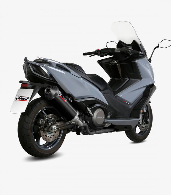 Escape MIVV Oval Negro para Kymco AK 550 (17-20) O.008.LVC 