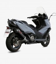 Escape MIVV Oval Negro para Kymco AK 550 (17-20) O.008.LVC 