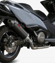 MIVV Oval Exhaust Black for Kymco AK 550 (17-20) O.009.LVC