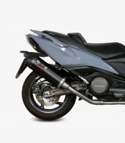 Escape MIVV Oval Negro para Kymco AK 550 (17-20) O.009.LVC 