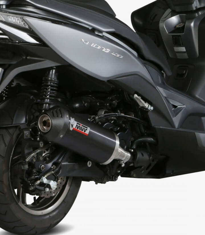 Escape MIVV Oval Negro para Kymco Xciting 400I (13-18) O.010.LVC 