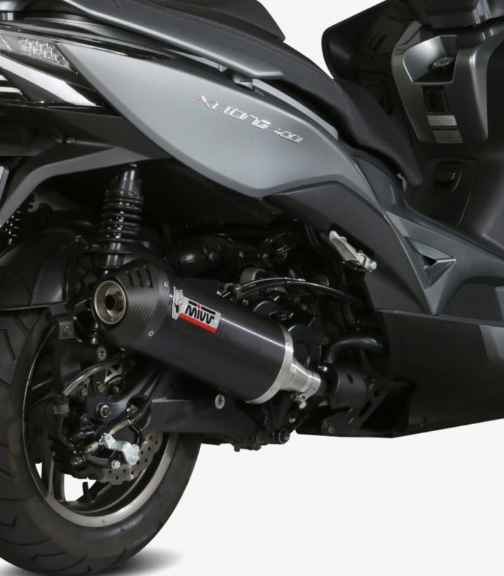 Escape MIVV Oval Negro para Kymco Xciting 400I (13-18) O.010.LVC 