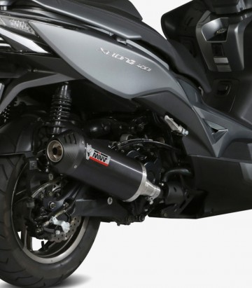 Escape MIVV Oval Negro para Kymco Xciting 400I (13-18) O.010.LVC 