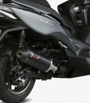 Escape MIVV Oval Negro para Kymco Xciting 400I (13-18) O.010.LVC 