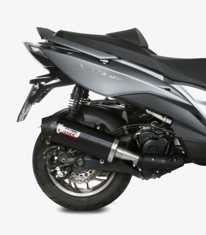 MIVV Oval Exhaust Black for Kymco Xciting 400I (13-18) O.010.LVC