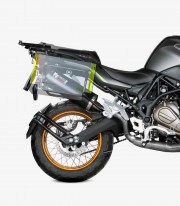 MIVV Oval Exhaust Black for QJ Motor SRT 700 / X (24) QJ.001.LVC