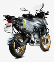 MIVV Oval Exhaust Black for QJ Motor SRT 700 / X (24) QJ.001.LVC