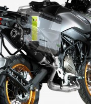 MIVV Oval Exhaust Black for QJ Motor SRT 700 / X (24) QJ.001.LVC