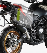 MIVV Oval Exhaust Black for QJ Motor SRT 800 S / SX / X (24) QJ.002.LVC