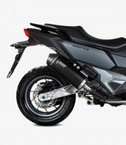 Escape MIVV Oval Negro para SYM ADX TG 400 (25) SY.004.LVC 