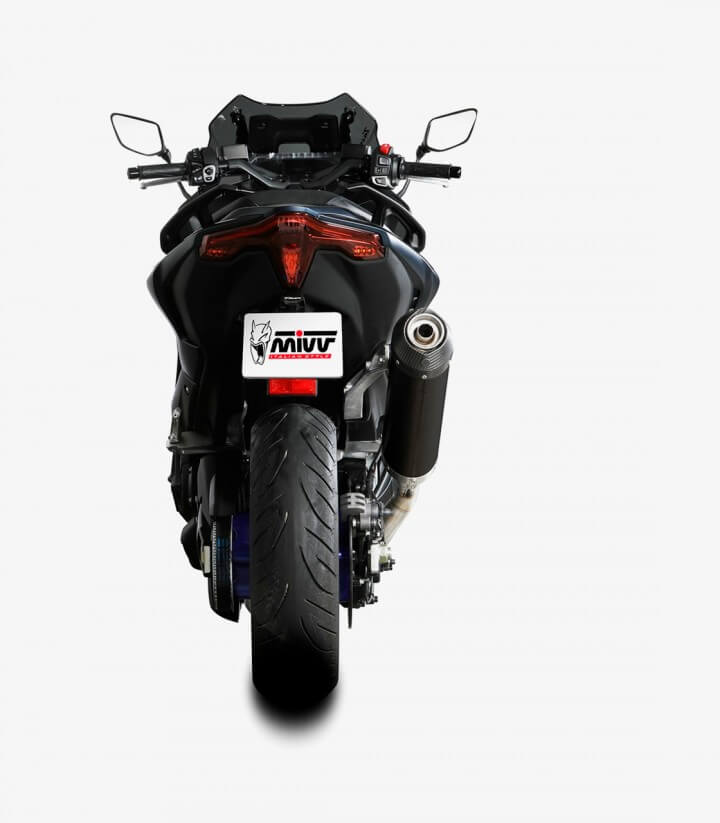 Auspuff MIVV Oval Schwarz für Yamaha TMAX 560 (22-25) Y.073.LVC