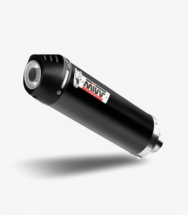 Auspuff MIVV Oval Schwarz für Yamaha TMAX 560 (22-25) Y.073.LVC