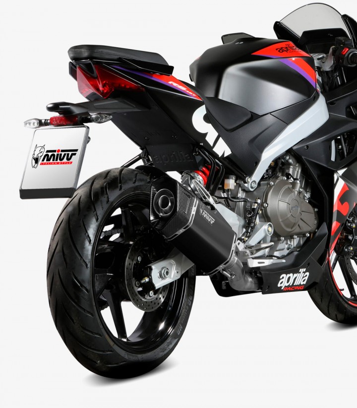 MIVV SR-1 Exhaust Black for Aprilia RS 457 (24-25) A.021.LR1XB