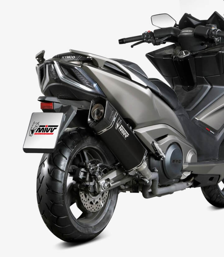 MIVV SR-1 Auspuff Schwarz für Kymco AK 550 (21-25) O.011.LR1XB