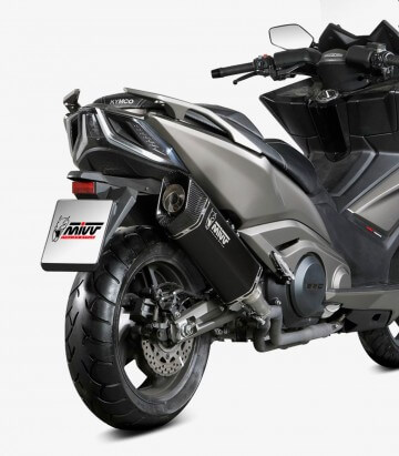 MIVV SR-1 Auspuff Schwarz für Kymco AK 550 (21-25) O.011.LR1XB