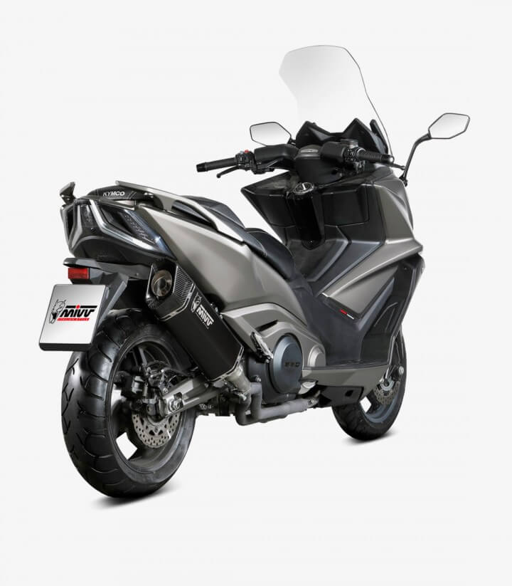 MIVV SR-1 Auspuff Schwarz für Kymco AK 550 (21-25) O.011.LR1XB