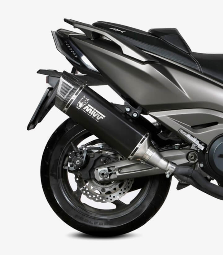 MIVV SR-1 Auspuff Schwarz für Kymco AK 550 (21-25) O.011.LR1XB