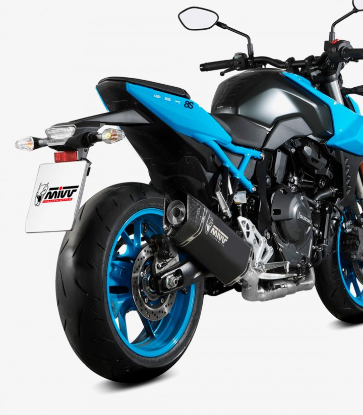 MIVV SR-1 Exhaust Black for Suzuki GSX-8R / 8S / SV 650 S/X (22-25) S.063.LR1XB