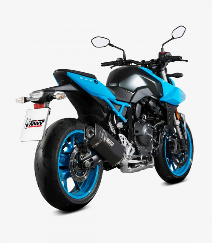 MIVV SR-1 Auspuff Schwarz für Suzuki GSX-8R (24), GSX-8S (22-25), SV 650 S (24) S.063.LR1XB
