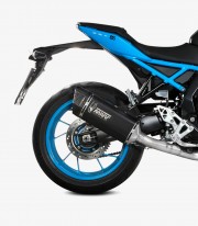 MIVV SR-1 Exhaust Black for Suzuki GSX-8R / 8S / SV 650 S/X (22-25) S.063.LR1XB