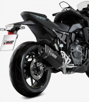 MIVV SR-1 Exhaust Black for Suzuki GSX-8R / 8S / SV 650 S/X (22-25) S.063.LR1XB