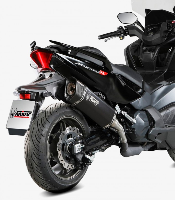 MIVV SR-1 Exhaust Black for SYM MaxSym TL 508 (21-24) SY.003.LR1XB