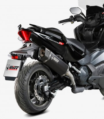MIVV SR-1 Auspuff Schwarz für SYM MAXSYM TL 508 (21-24) SY.003.LR1XB