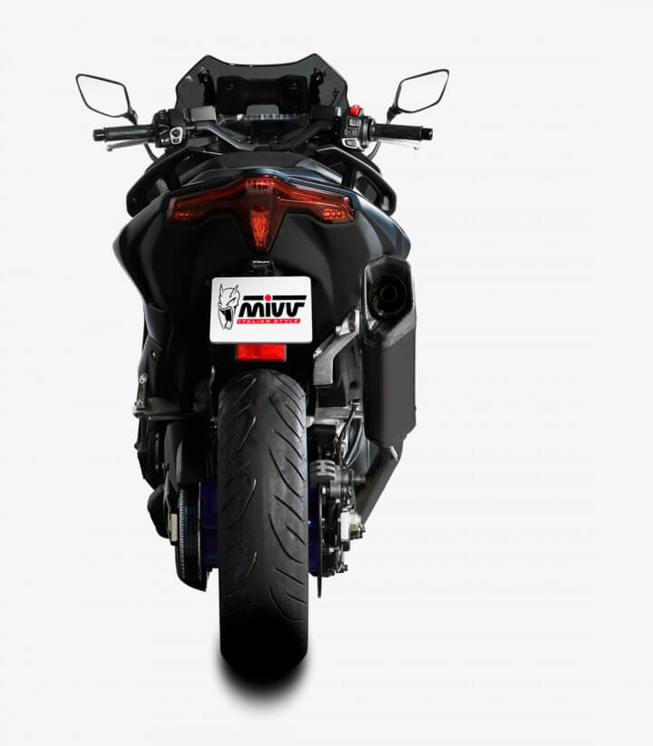 MIVV SR-1 Auspuff Schwarz für Yamaha TMAX 560 (22-24) Y.073.LR1XBN