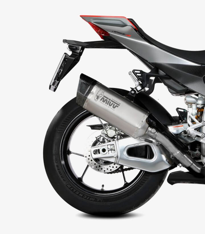 MIVV SR-1 Auspuff Titan für several Aprilia models A.015.LR1T