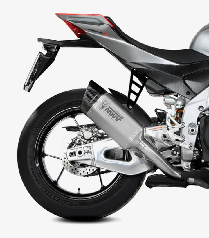 MIVV SR-1 Auspuff Titan für Aprilia RSV4 (21-23), RSV4 1100/Tuono V4 1100 Factory (21-25) A.019.SR1T