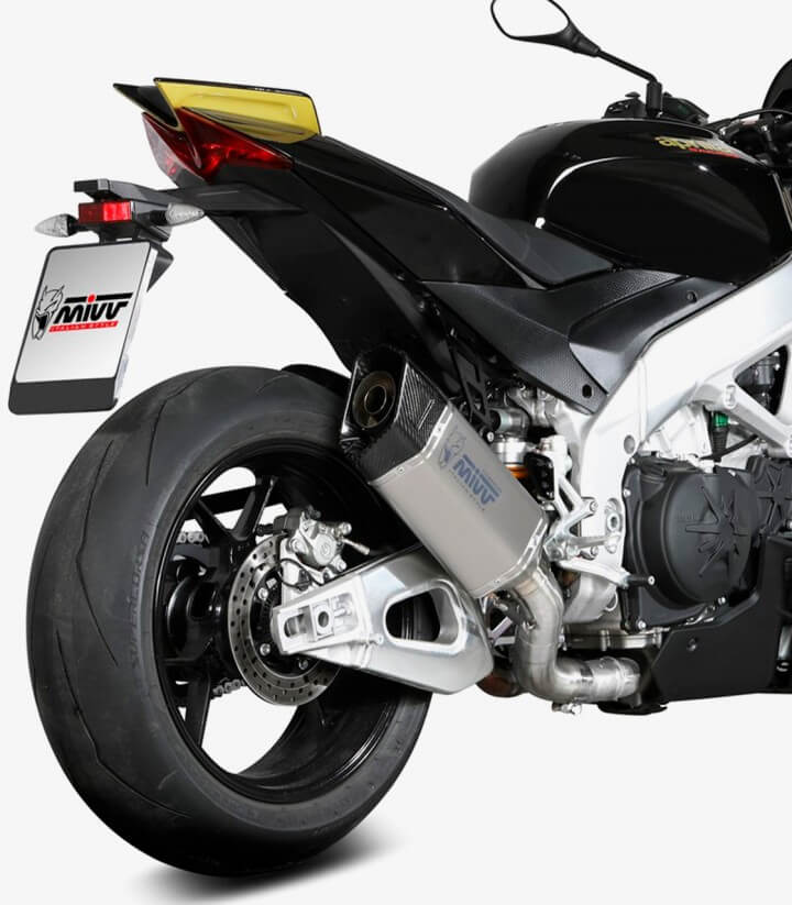 MIVV SR-1 Auspuff Titan für Aprilia RSV4 (21-23), RSV4 1100/Tuono V4 1100 Factory (21-25) A.019.SR1T