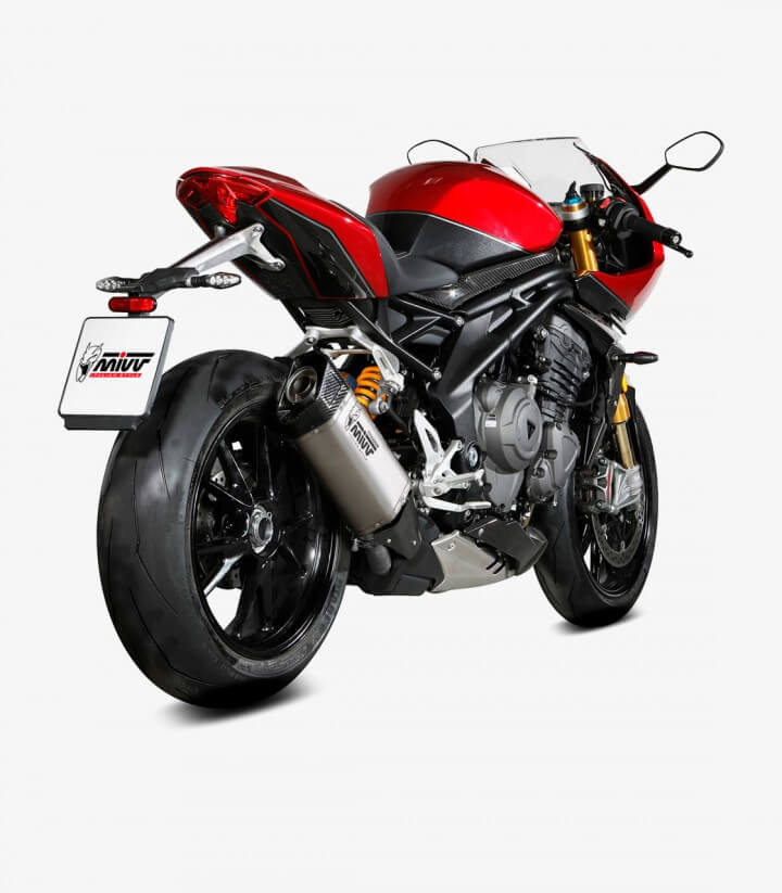 Escape MIVV SR-1 Titanio para Triumph Speed Triple 1200 RS/RR / Street Triple (21-25) T.025.LR1T