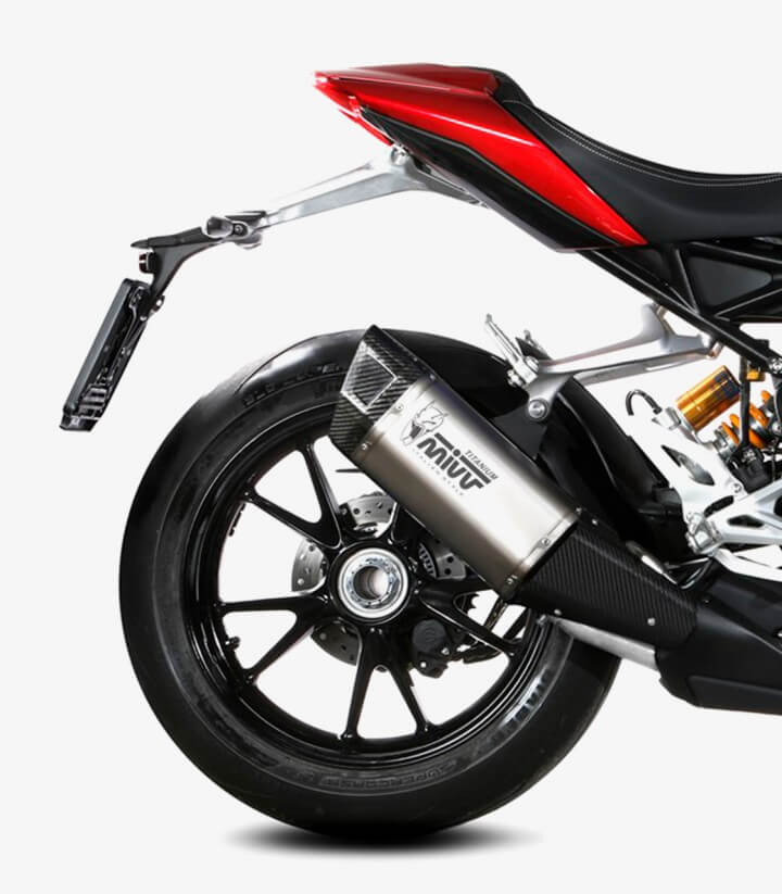 Escape MIVV SR-1 Titanio para Triumph Speed Triple 1200 RS/RR / Street Triple (21-25) T.025.LR1T
