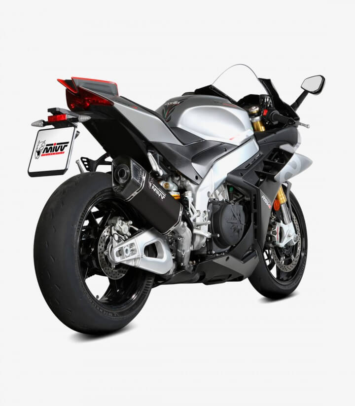 MIVV SR-1 Auspuff Titan Schwarz für several Aprilia models A.015.LR1TB
