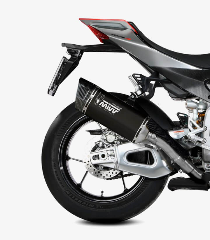 MIVV SR-1 Auspuff Titan Schwarz für several Aprilia models A.015.LR1TB