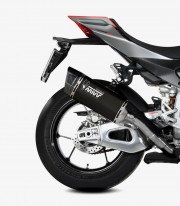 Escape MIVV SR-1 Titanio Negro para Aprilia RSV4 / 1100 Factory / Tuono V4 1100 (21-25) A.015.LR1TB