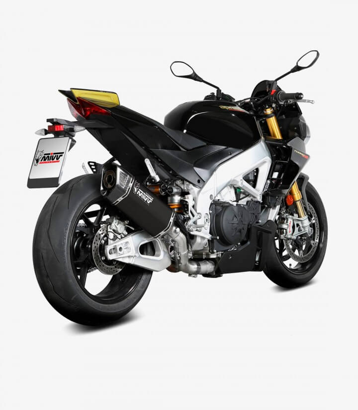 MIVV SR-1 Auspuff Titan Schwarz für several Aprilia models A.015.LR1TB