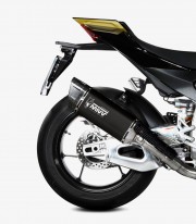 Escape MIVV SR-1 Titanio Negro para Aprilia RSV4 / 1100 Factory / Tuono V4 1100 (21-25) A.015.LR1TB