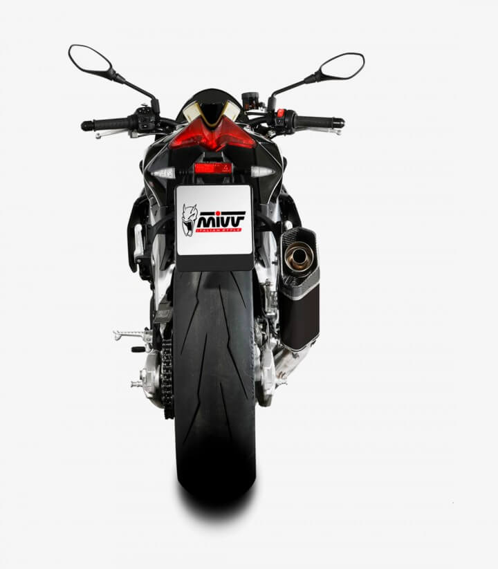 MIVV SR-1 Auspuff Titan Schwarz für several Aprilia models A.015.LR1TB